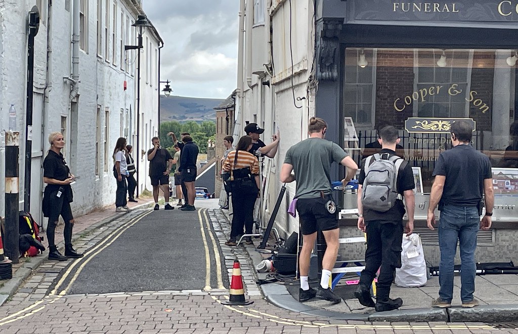 Film Crew in Lewes….. (Scene from Grace filmed inside the … Flickr