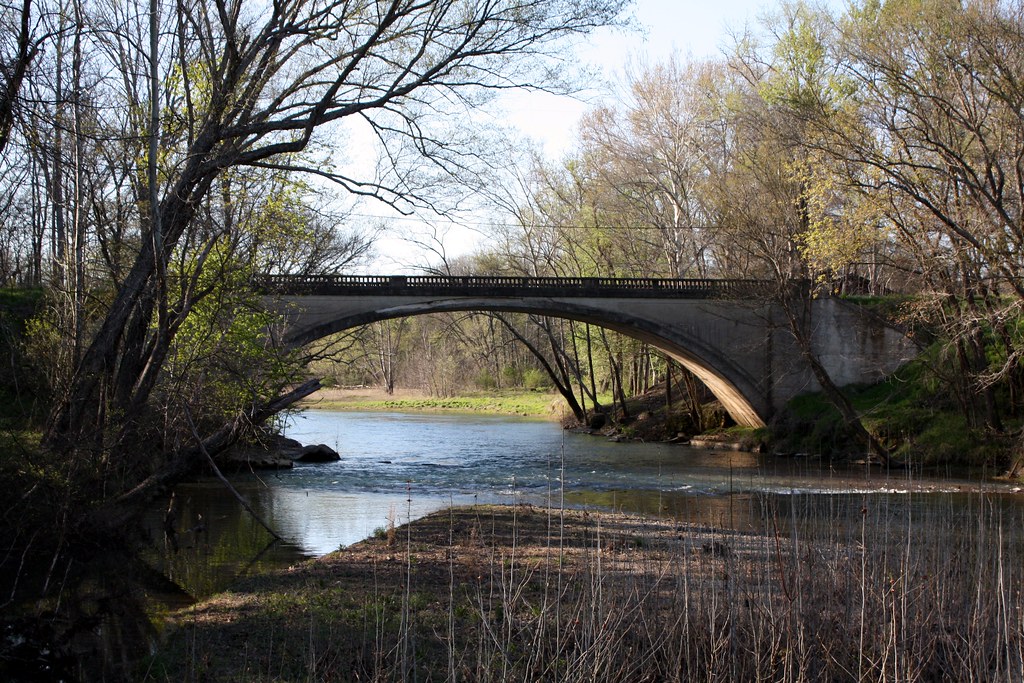 Old State Route 15 Indian Creek Arch Bridge (Hardin County, Tennessee