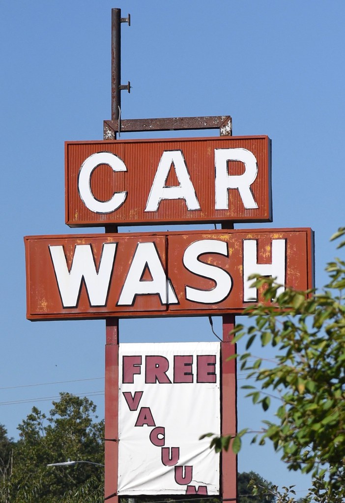 Old Car Wash Sign Location 888 US19 Asheville, North Car… Flickr