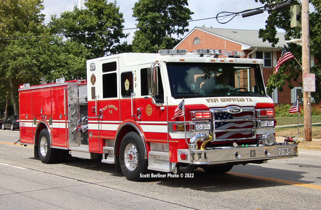 WEST HEMPSTEAD, NY FIRE DEPARTMENT ENGINE 763 Scott Berliner Flickr