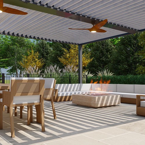 Outdoor Life! Motorized Pergola by Breslow. Rain or shine!… Flickr