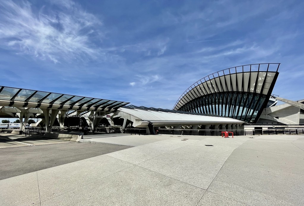 Lyon airport train station Catch highspeed trains to acro… Flickr