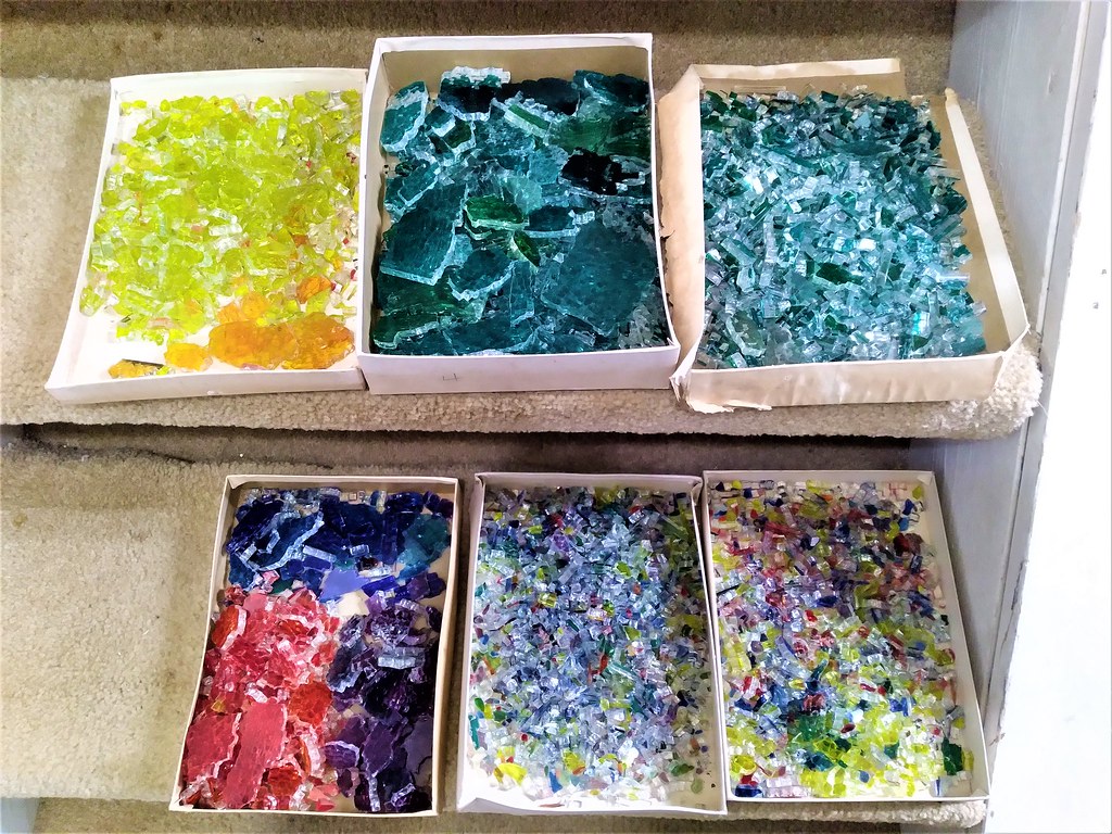 Colored Glass Pieces Kathleen Fallucca Flickr