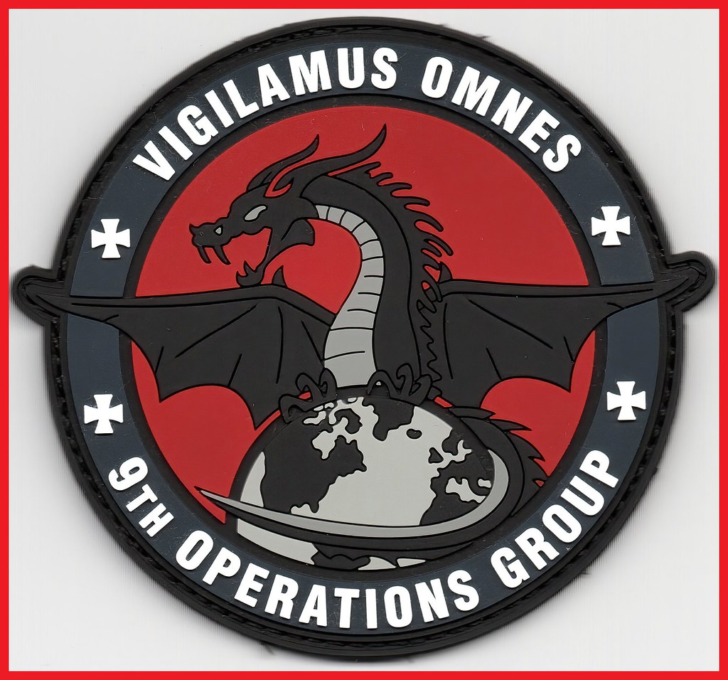 USAF PVC patch 9th Operations Group 9th Reconnaissance W… Flickr
