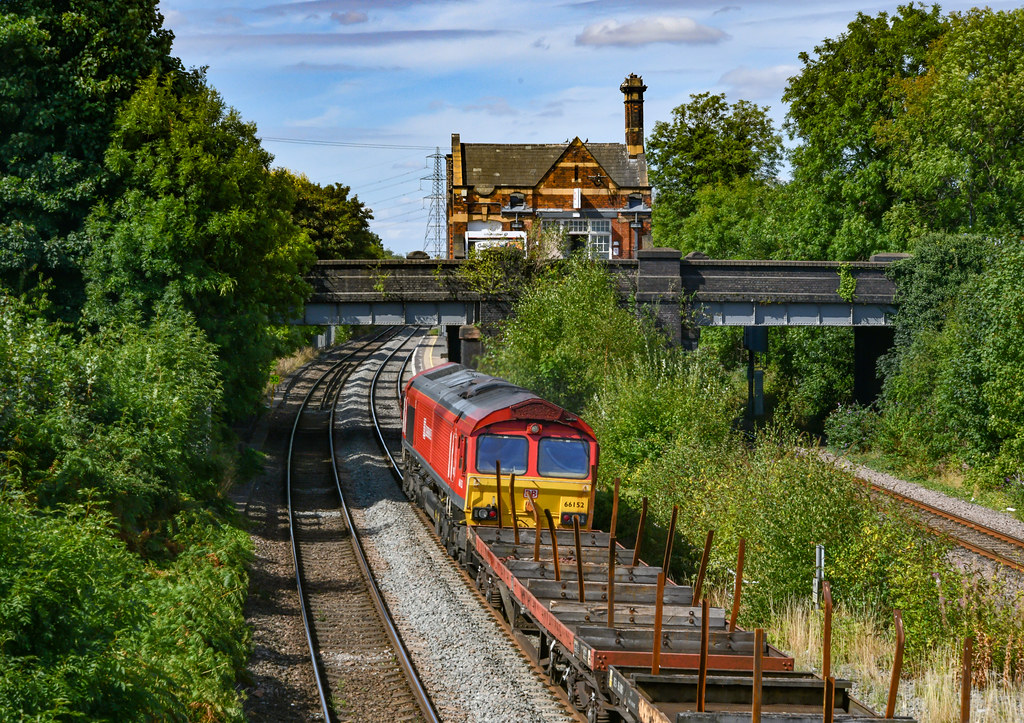 66152 at Water Orton Burton Cardiff steel, seems to have… Flickr