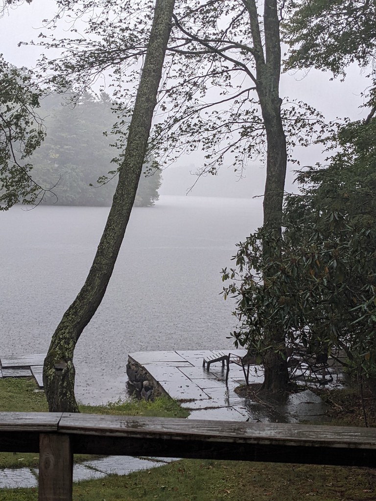 Raining at Wanaksink Lake nyclondonguy Flickr