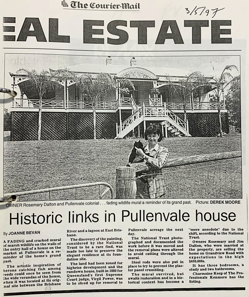 'Valda' in Grandview Road, Pullenvale 1997 Newspaper art… Flickr