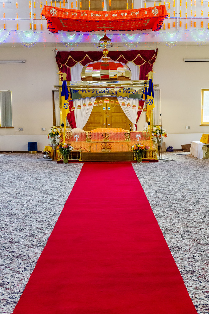 Bedford Gurdwara Interior of Gurdwara, Bedford, 19 Aug 202… Ken