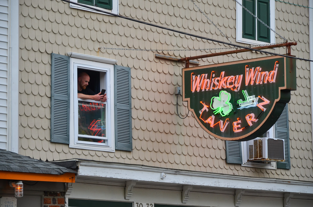 Whiskey Wind Tavern On Front Street in Greenport. Joe Shlabotnik