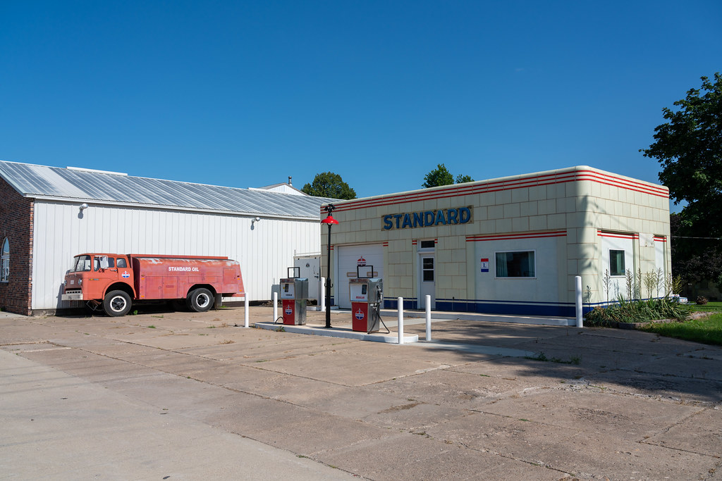 7R314570 The former Standard Station in Ogden, IA has been… Flickr
