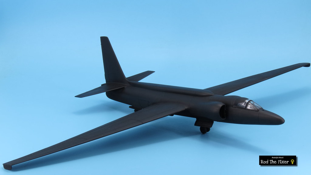 Lockheed U2C NASA 708 Testors 1/48 Work in Progress Aircraft