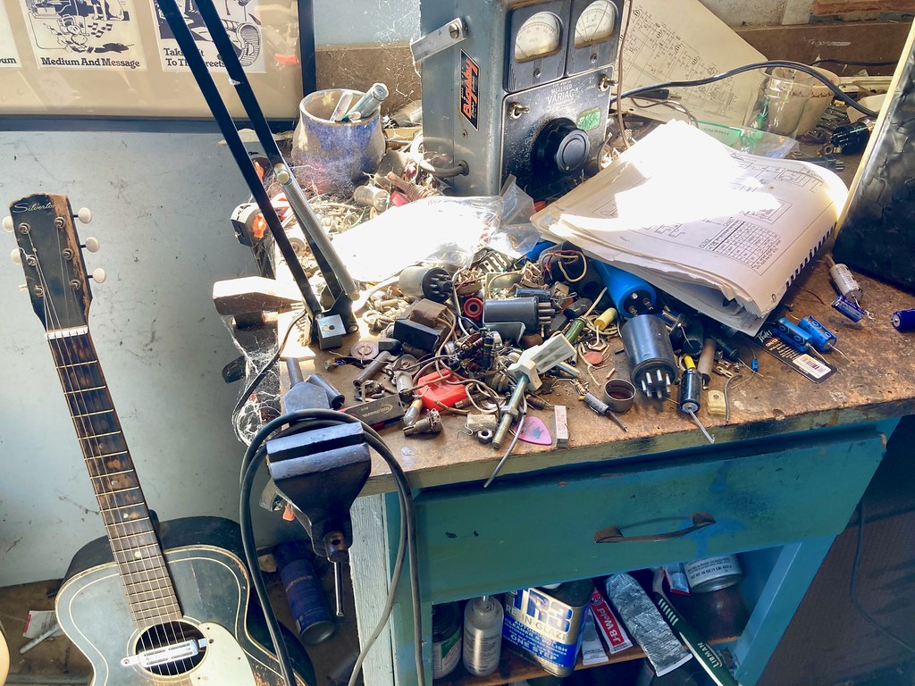 A serious tube-amp repair bench IMG_3871 | Bill Abbott | Flickr