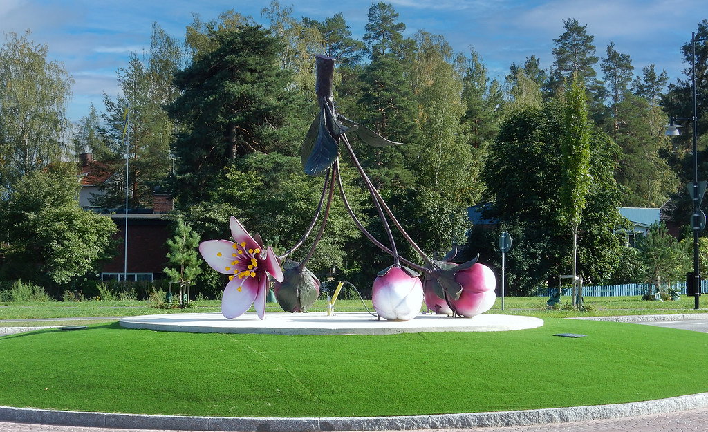 Konstverk, DET LILLA ÄR DET STORA, av Niklas Mulari, Talltullsrondellen