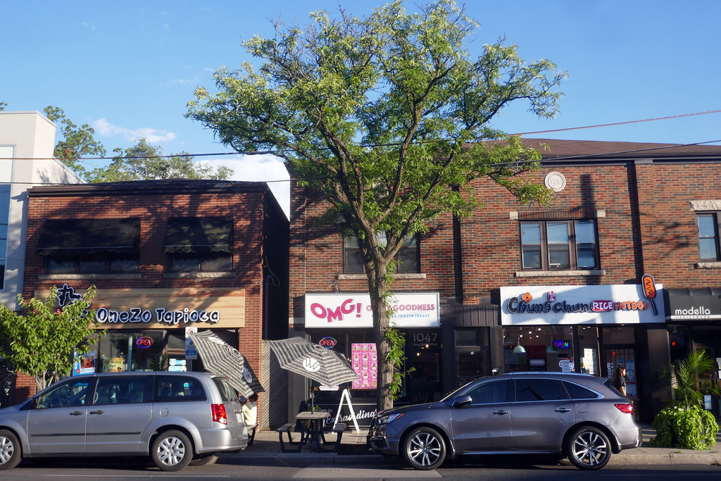 Westdale Village branded patio umbrellas Joe Flickr