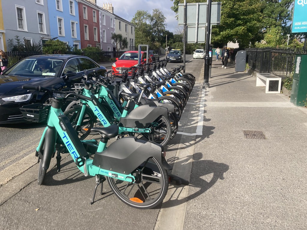 Tier stationless onstreet bicycle rental in Dublin Flickr