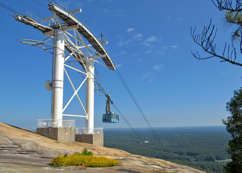Skyride Stone Mountain Confederate Yellow Daisies Stone Mo… Flickr