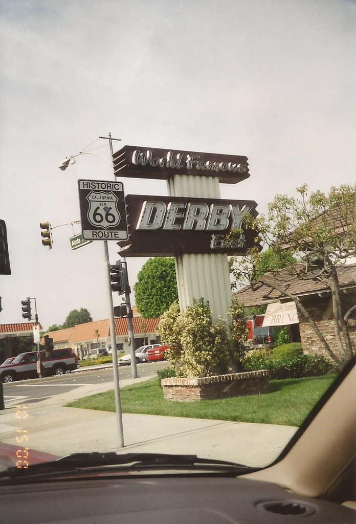Glendora, CA vintage neon sign at The Derby East restaur… Flickr