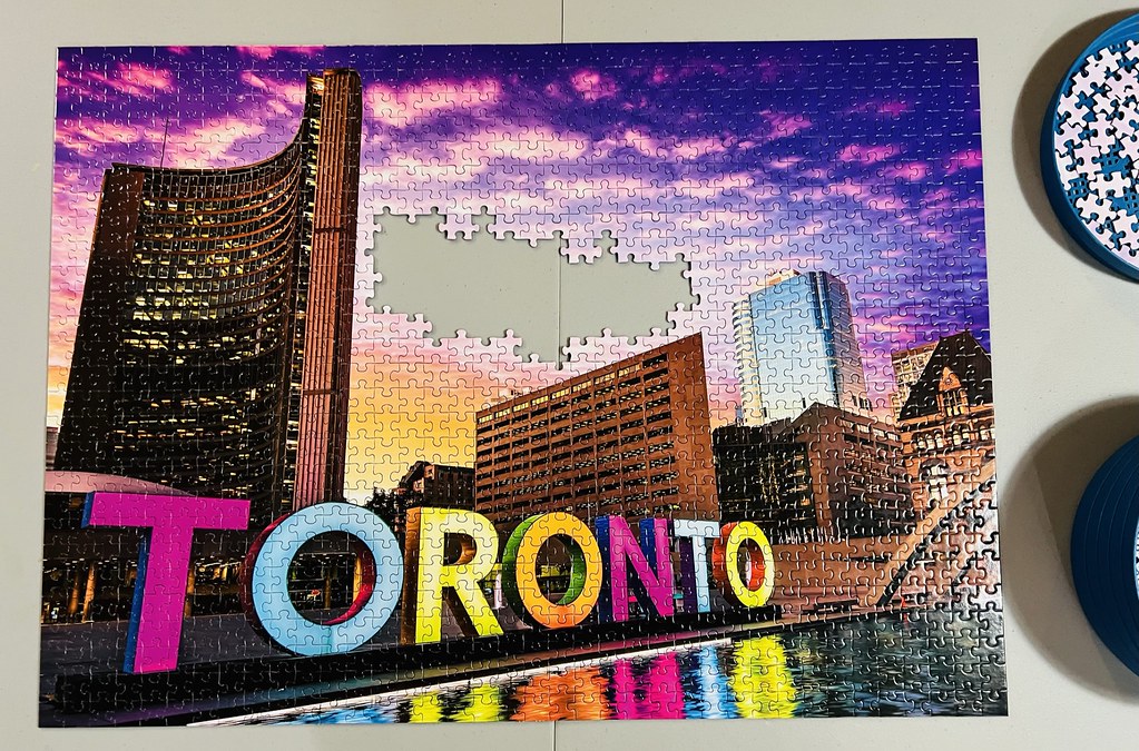 Toronto Skyline Puzzle Flickr