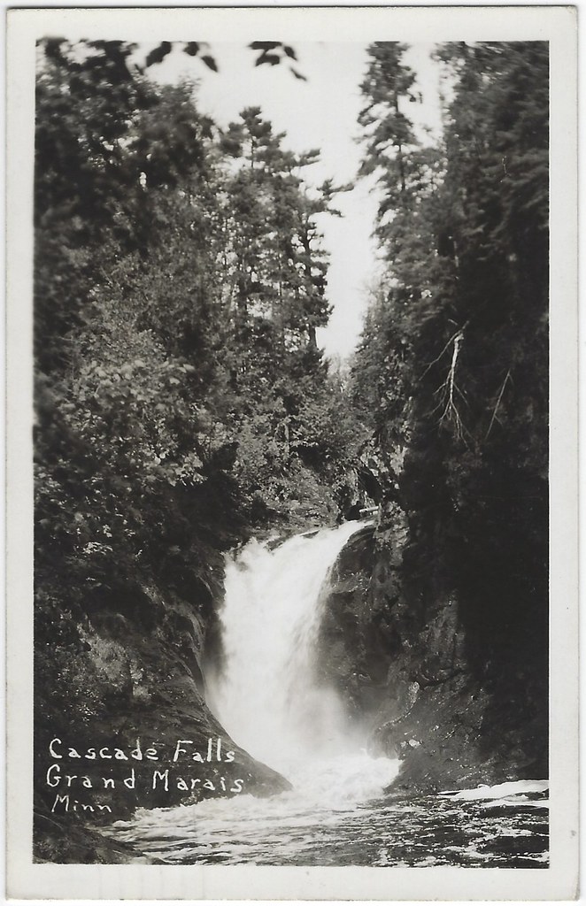Cascade Falls. Grand Marais, Minnesota. RPPC. Cascade Fall… Flickr