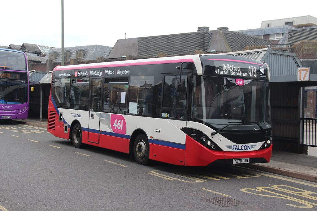 YX70OKW FALCON BUSES Guildford Bus Station david smith Flickr