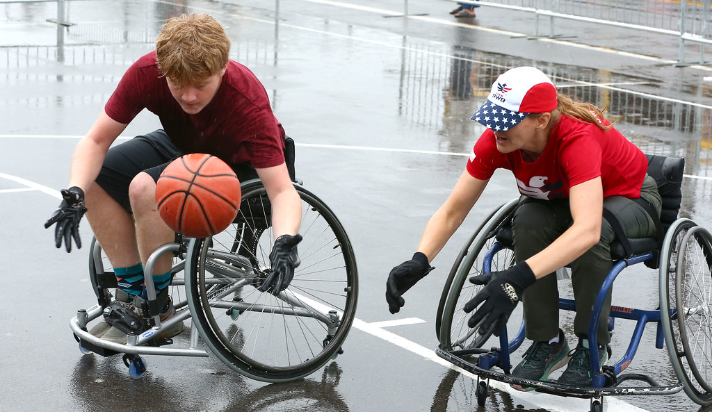 NYS FAIR Wheelchair basketball at the Sports Activity Cent… Flickr