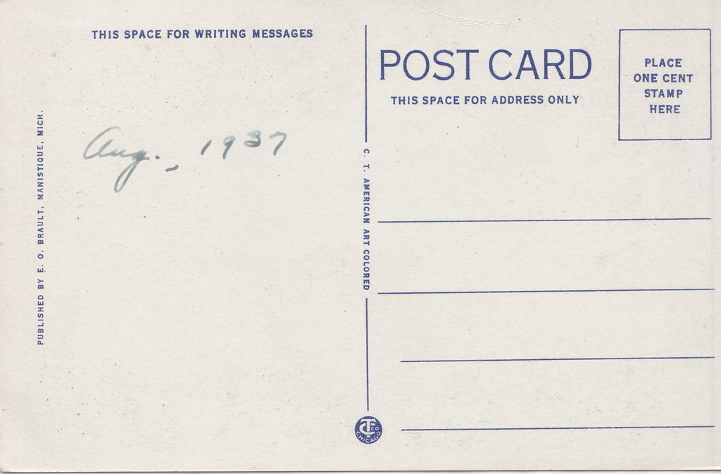 MICHIGAN GOLF 1936 Manistique MI Indian Lake Golf & Countr… Flickr