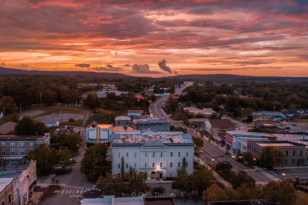 Sparta square at sunset Chris Thomas Flickr