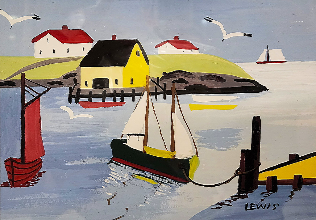 Naïve art from Canada. Paintings by Maude Lewis. Reduce qu… Flickr