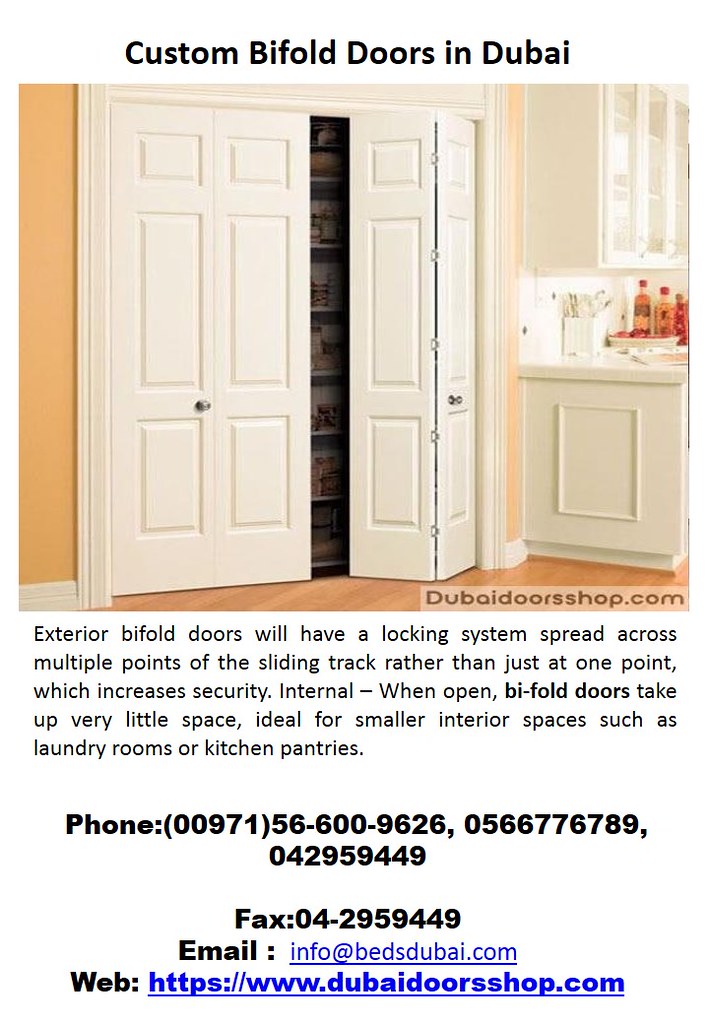 Custom Bifold Doors in Dubai A custom bifold door, which p… Flickr