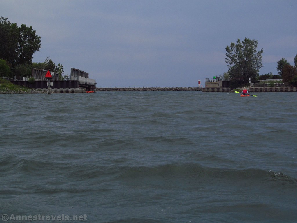 Outlet of Irondequoit Bay Kayaking toward the outlet of Ir… Flickr