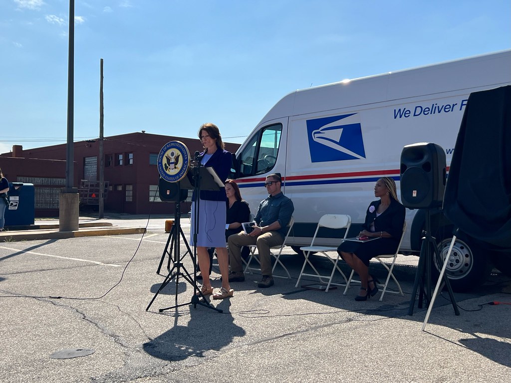 Galesburg Post Office Renaming Ceremony 9.07.22 Cheri Bustos Flickr