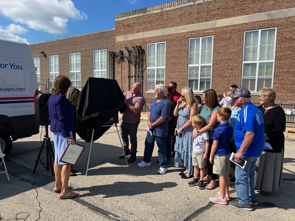 Galesburg Post Office Renaming Ceremony 9.07.22 Cheri Bustos Flickr