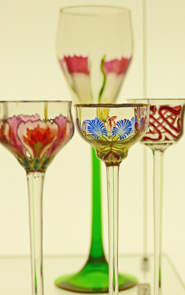 Jugendstilgläser (Art Nouveau glasses) (2) a photo on Flickriver
