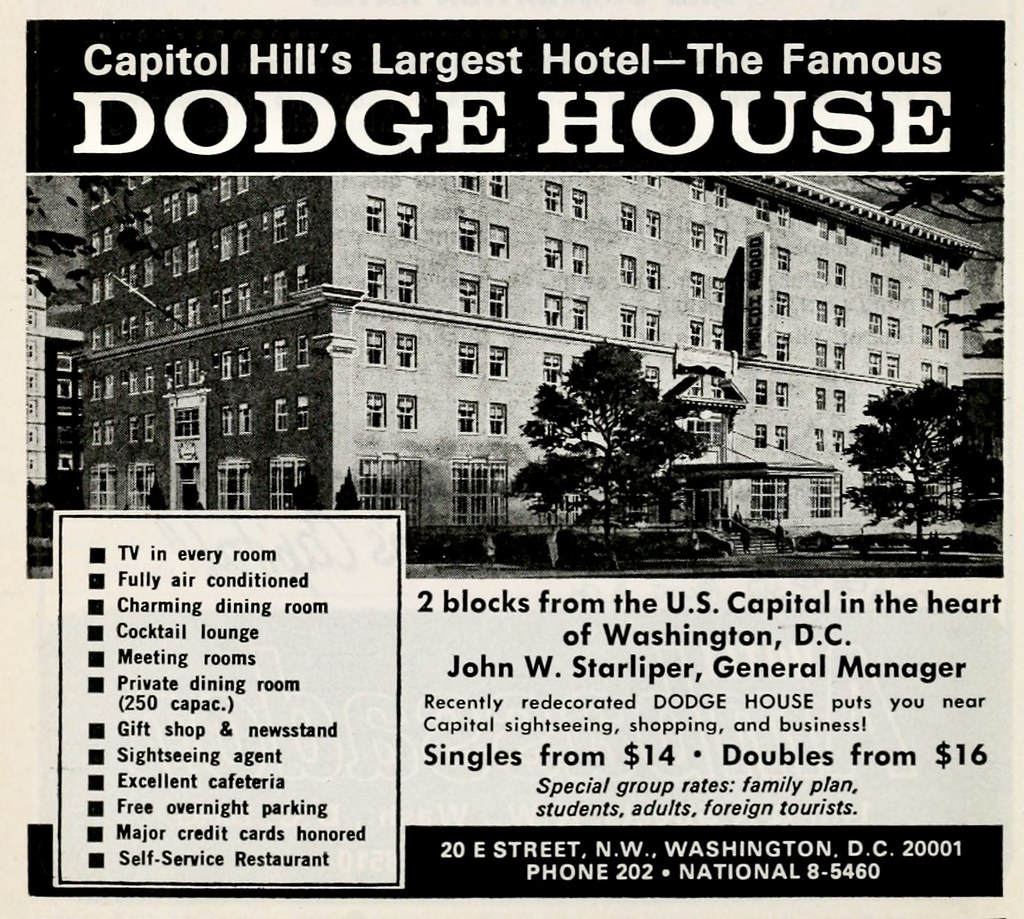Dodge House Washington, D.C. Hotel & Motel Red Book (197… Flickr