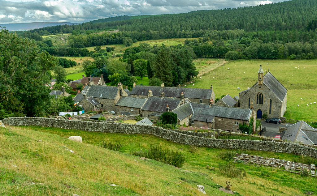 The village of Harbottle Morpeth, Northumberland, August… Flickr
