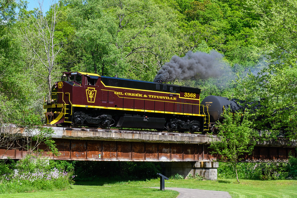 OCT 3568 M420W Titusville, PA As the engineer throttles … Flickr