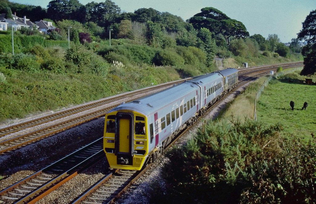 Wessex Trains 158869/153308 working 1617 Plymouth to Cardi… Flickr