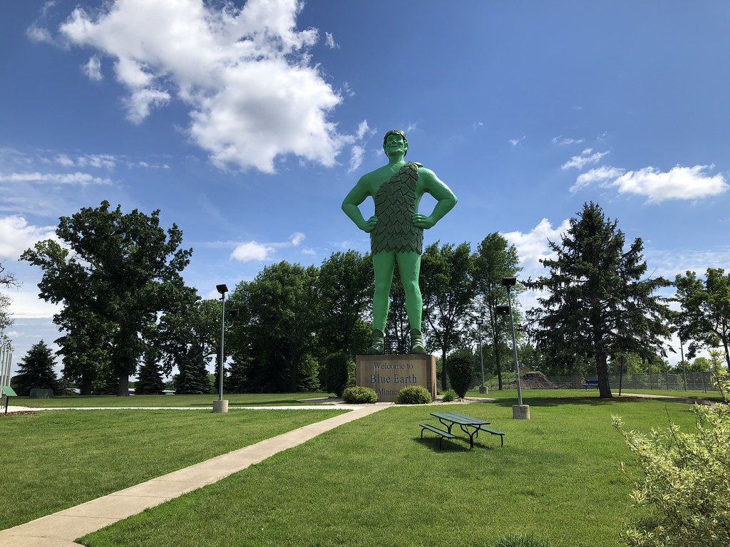 Blue Earth, Minnesota Jolly Green Giant Statue (1978) Flickr