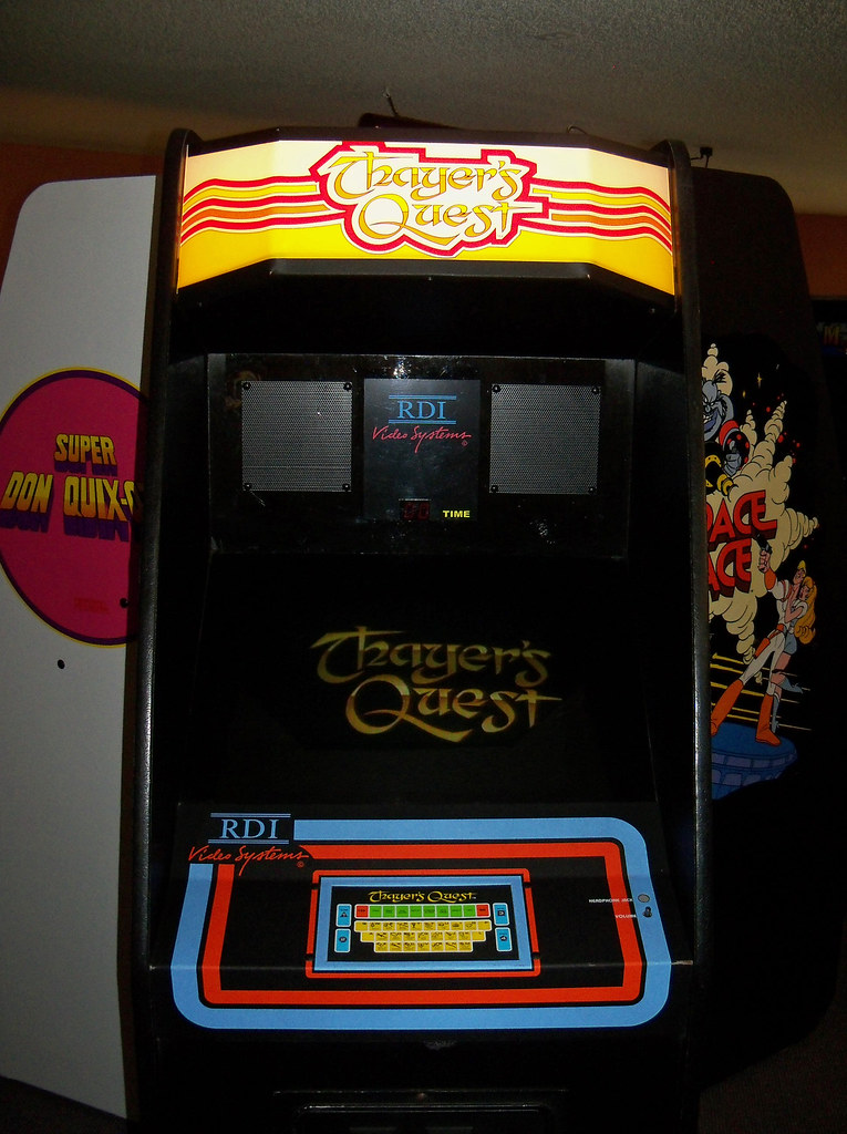 Thayer's Quest Close up of the Thayer's Quest video game c… Flickr