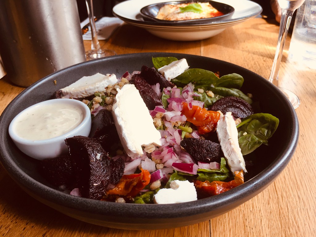 Beetroot & Goats Cheese salad Pizza Express Charing Cross Flickr