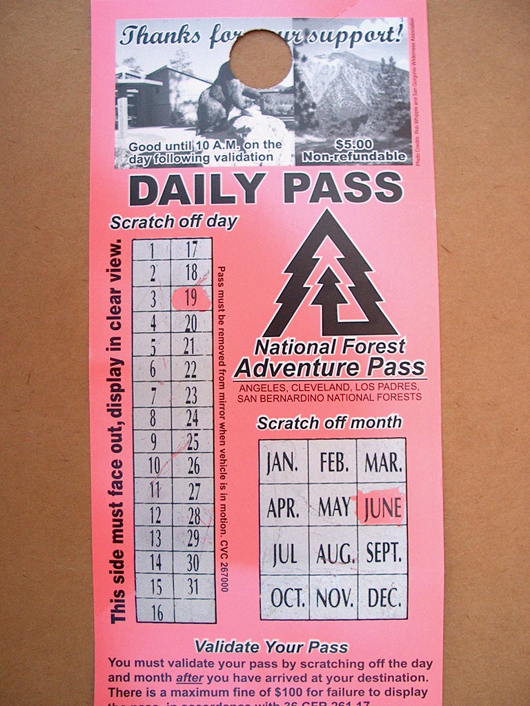54 National Forest Adventure Day Pass, 5 In 2007, Valid T… Flickr