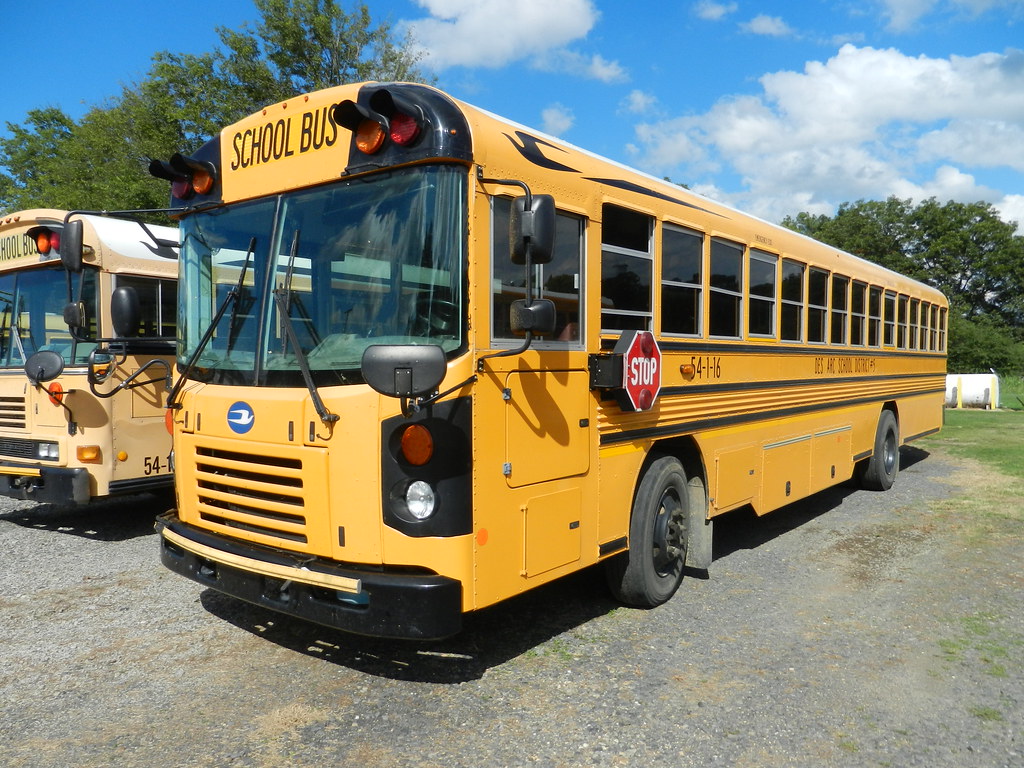 Des Arc Schools 54116 Bus lot Des Arc, AR. Flickr