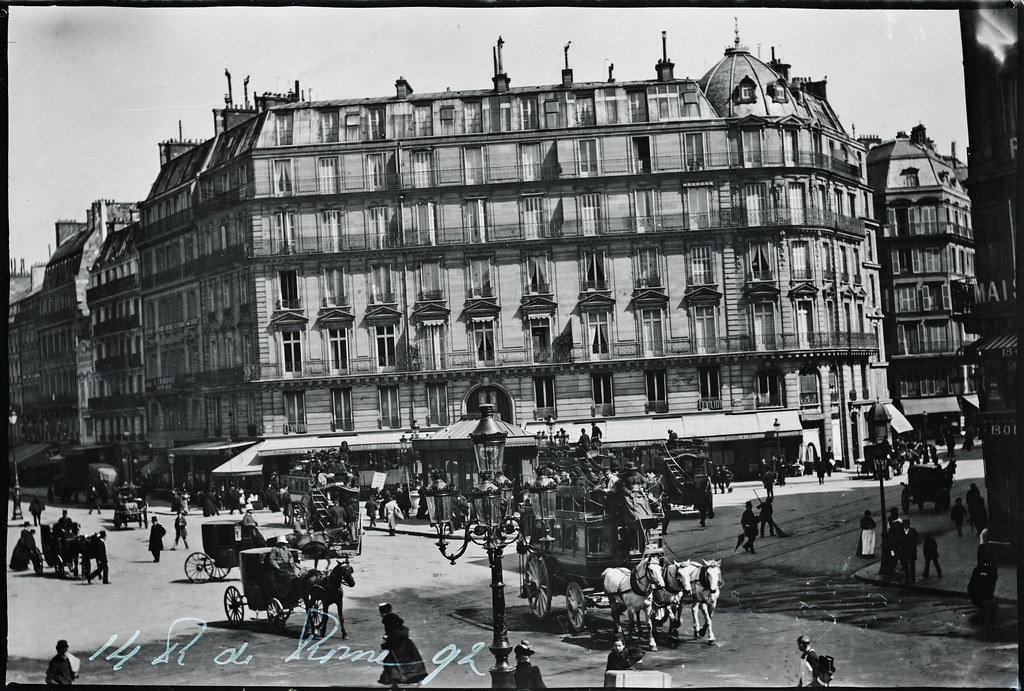 Paris. Rue SaintLazare/Rue de Rome Insinger, Hermann Albr… Flickr