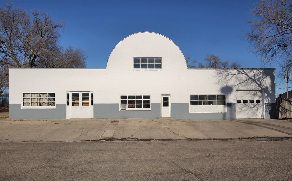 Garage Fullerton,NE Most likely a former farm implement … Flickr