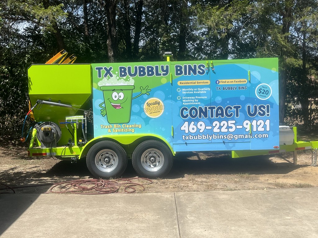Trash Bin Cleaners Direct customer TX Bubbly Bins Trash Bin Cleaners