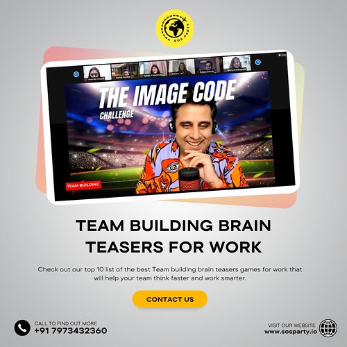 Team building brain teasers for work Searching for brain g… Flickr