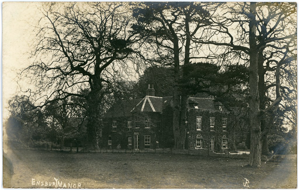 Ensbury House (Ensbury Manor), off Wimborne Road, Northbourne