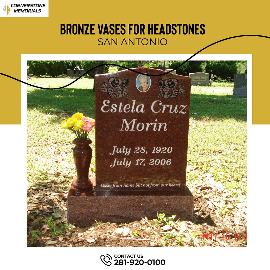 Bronze Vases For Headstones San Antonio Bronze materials a… Flickr