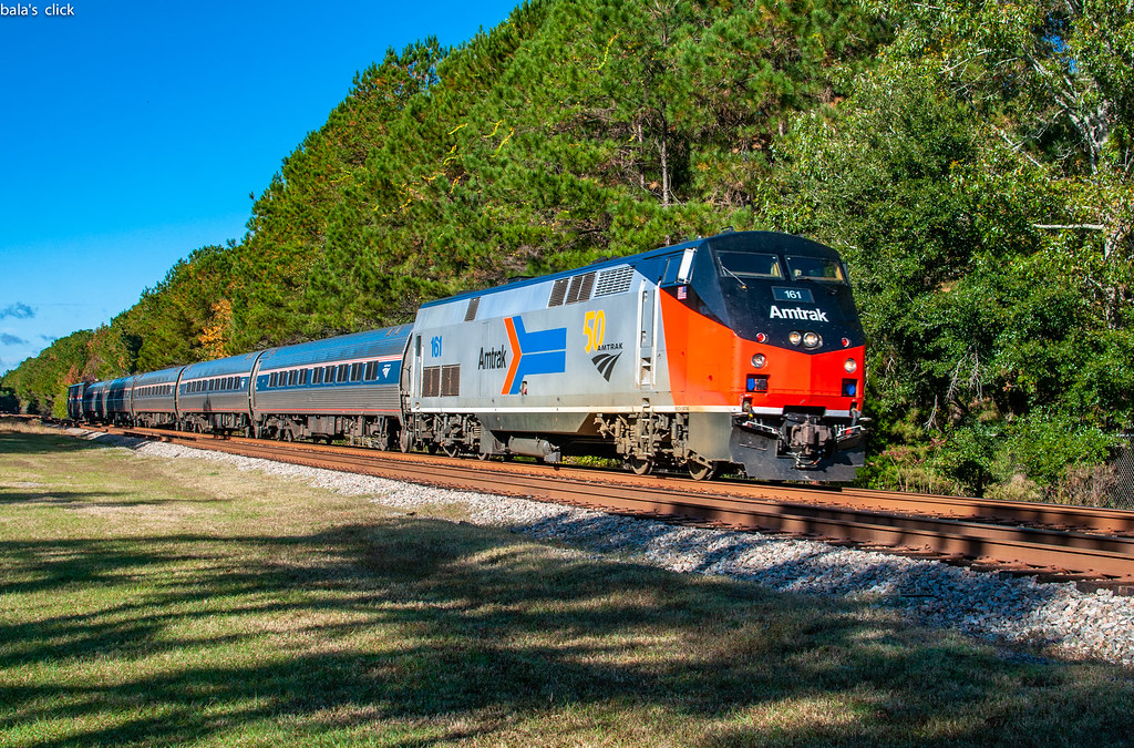Amtrak 161 North bound Amtrak Palmetto from Savannah, GA t… Flickr