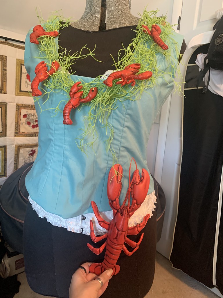 Lobster dress queenmaab Flickr